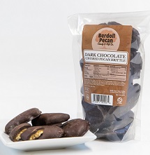 DARK CHOCOLATE COVERED PECAN BRITTLE